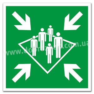 Е032 Місце збору на борту судна у разі евакуації