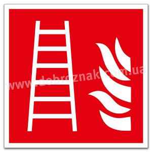 F003 Пожежна драбина