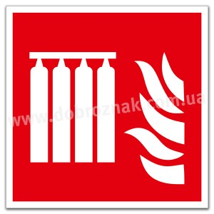 F008 Батарея балонів стаціонарної системи пожежогасіння