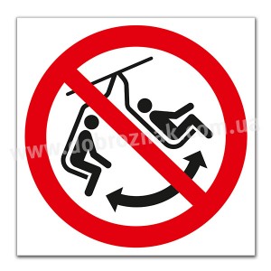 P038 Не розгойдувати крісло підіймальника