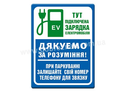 Місце для зарядки електромобілів