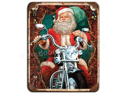 Santa biker