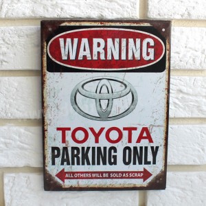 TOYOTA Parking only