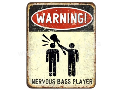 WARNING BASS GUITARIST!