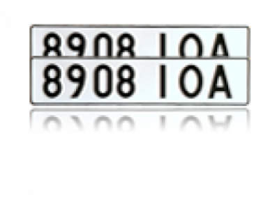 Номери для легкових та  вантажних автомобілів зразка 1992 р.