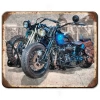 Retro moto  Оригінальні кастомні металеві таблички в гараж.  Стилізація під ретро рекламу.
